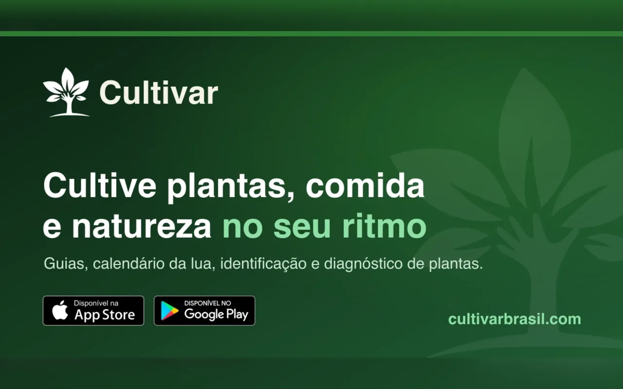 Capa do Cultivar: guias, calendário da lua, identificação e diagnóstico de plantas